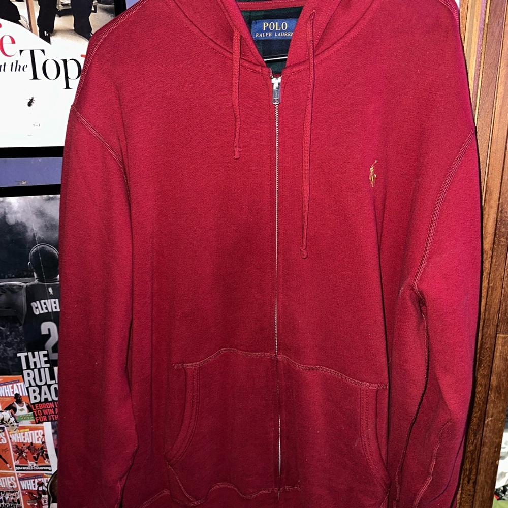 Polo ralph lauren zip up hoodie XL
